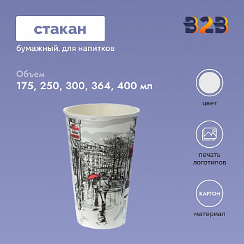 Стакан 175-400 мл Город