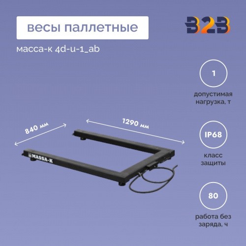  Весы паллетные МАССА-К 4D-U-1_AB