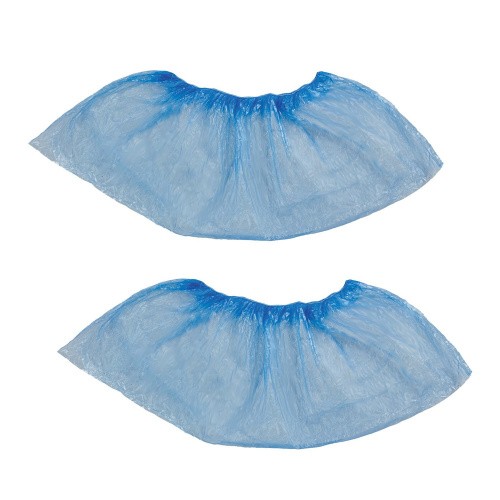 Бахилы КОМПЛЕКТ 100 штук (50 пар) в упаковке, СТАНДАРТ+, 39×15 см, 3 г, ПНД,