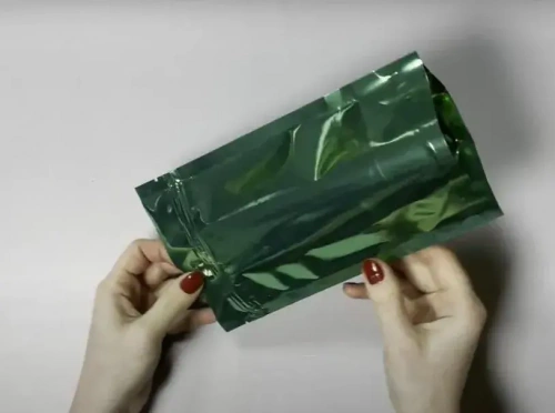 Пакет Дой-Пак 150*225(+40)мм, Металл/PET/БОПП (зеленый)
