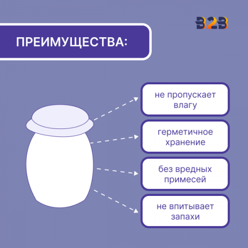 Пластиковая банка для меда 350 мл
