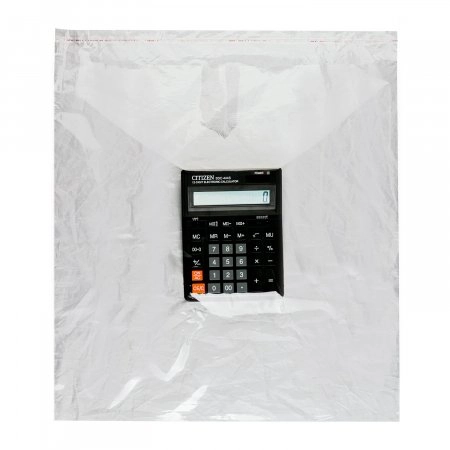 Полипропиленовые пакеты 53*55см(+5см), 35мкм, с клапаном и скотчем